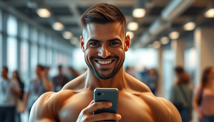Muscular man indoors, part of his calisthenics fitness journey.