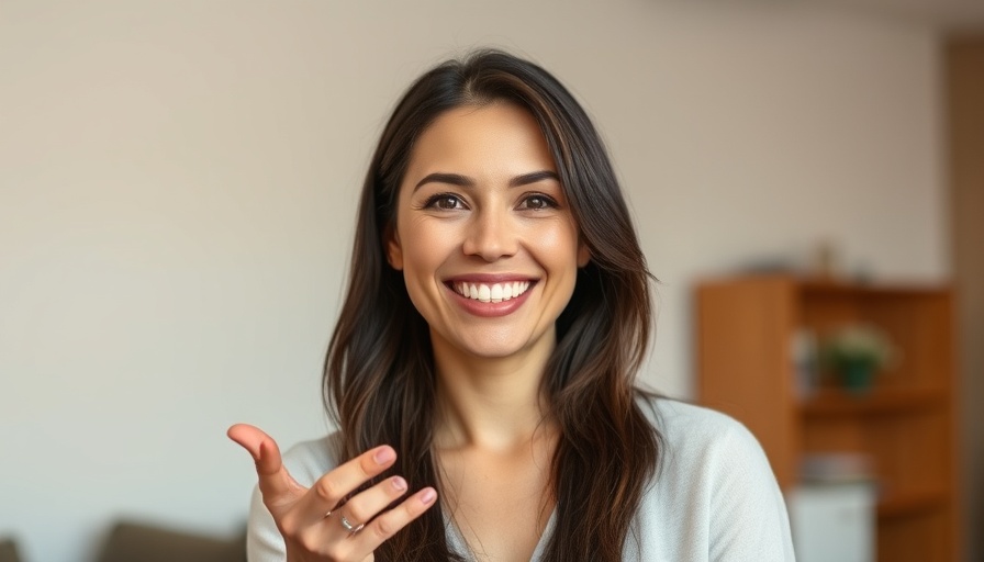 Woman explaining automation tools for fitness studios