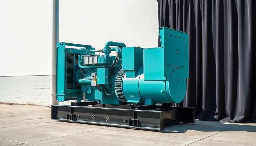 Robust industrial generator related to Texas backup power law for senior care facilities.