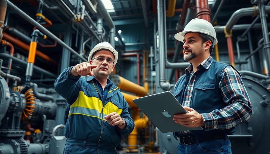 Engineers reviewing deferred maintenance strategies in an industrial plant.