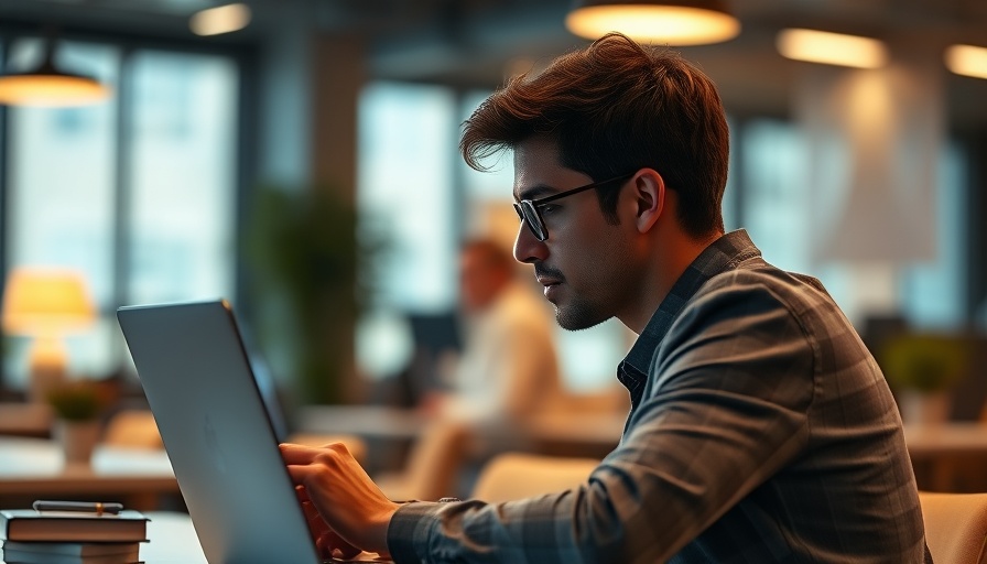 Person using ChatGPT to automate business tasks on laptop.