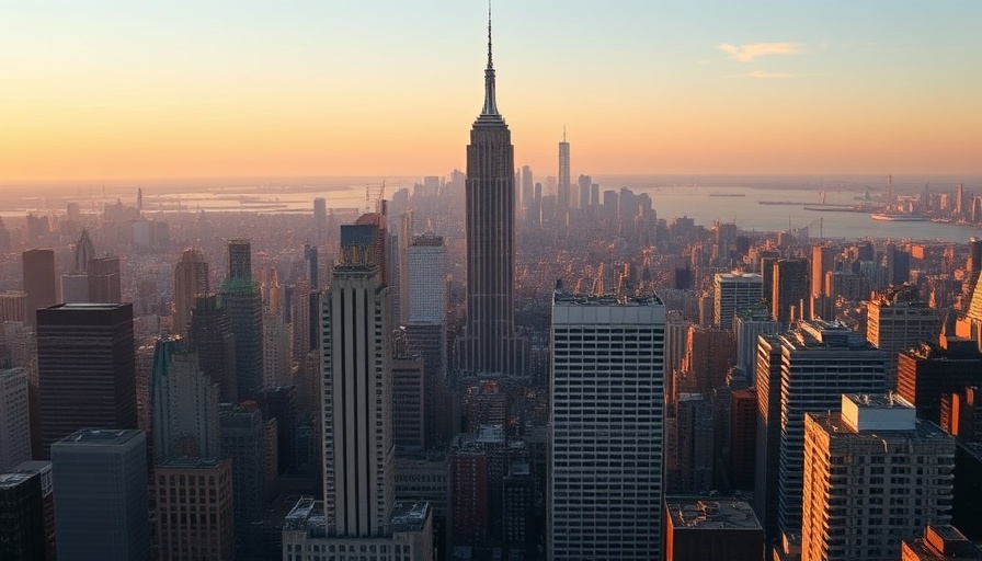 Stunning New York City skyline at sunset, a must-visit destination on the East Coast USA.