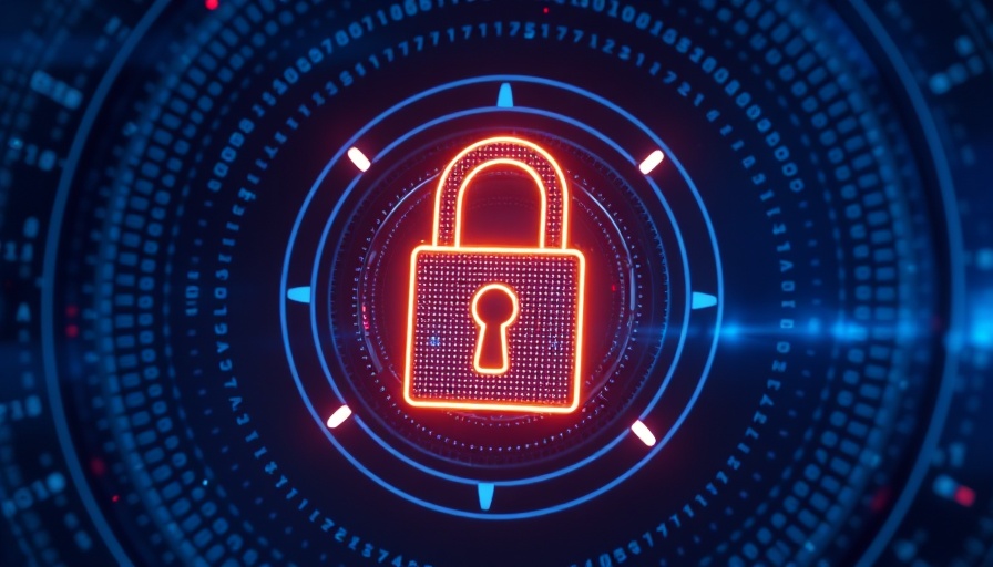 Futuristic lock symbol for stronger cybersecurity in healthcare