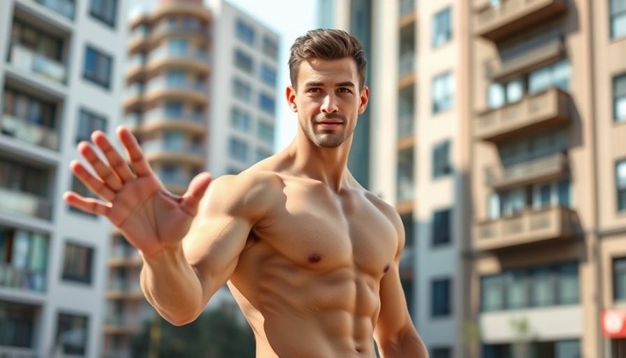 Fit man demonstrating how to get shredded with calisthenics.