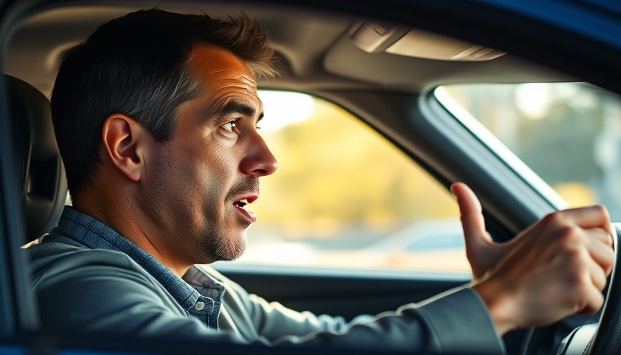 Missing calls is missing money concept with focused speaking man in car.