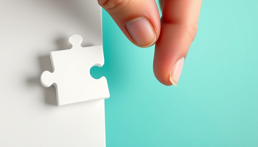 Human hand fitting puzzle piece, symbolizing NSA partners with MSC Industrial Supply.