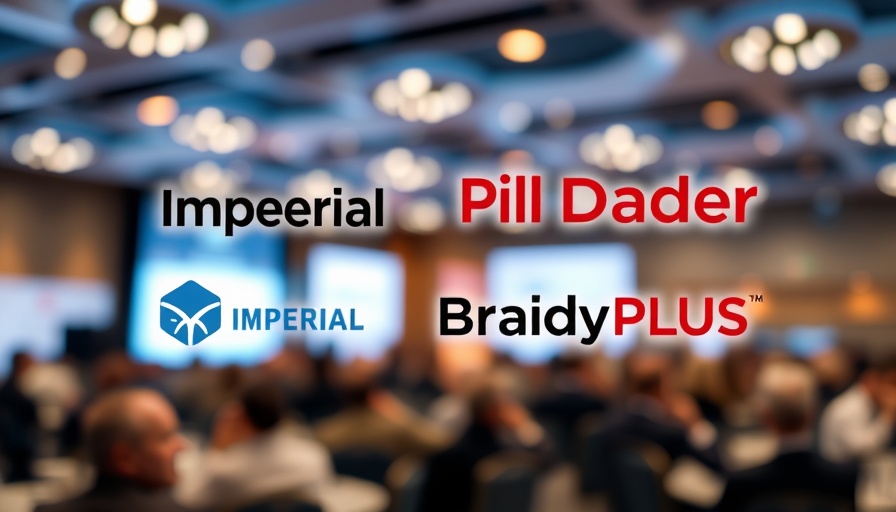 Imperial Dade and BradyPLUS branding merge concept image.