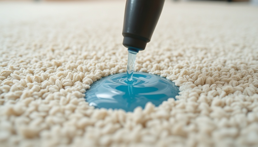 Removing Jolly Rancher stains from carpets with foam cleaner.