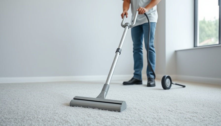 Carpet cleaning a 4 year old home with professional equipment.