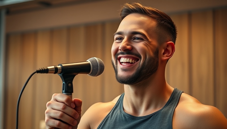 Confident man in studio suggests why you should never copy workouts.
