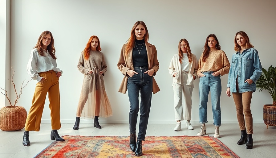 Woman showcasing outfits for fast follower brand success