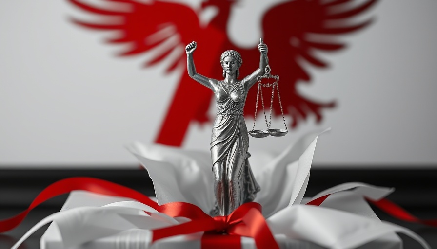 Supreme Court SAF case concept with Justice statue