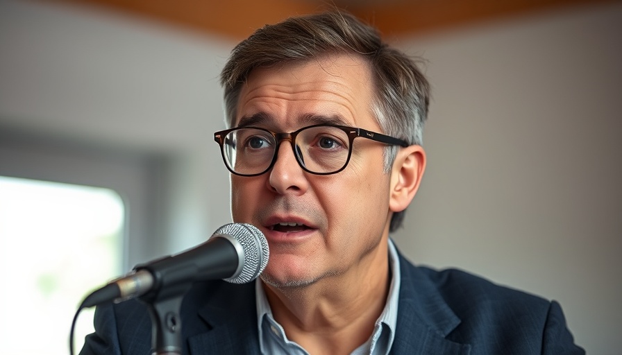 Middle-aged male discussing sunlight for longevity and performance indoors.