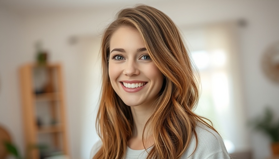 Close-up of smiling woman indoors