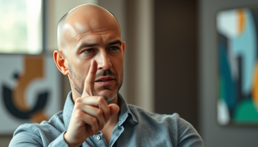 Focused man discussing genetics shape cortisol & adrenaline.