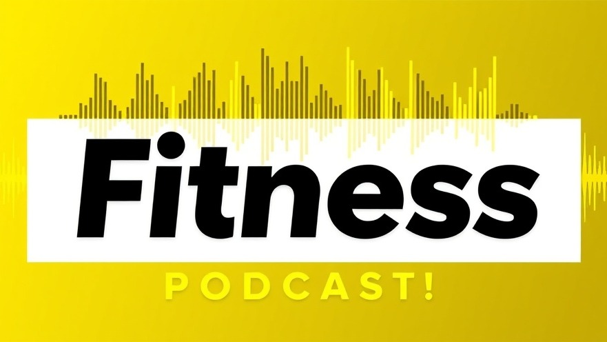 Vibrant podcast banner showcasing gym marketing strategies in fitness.