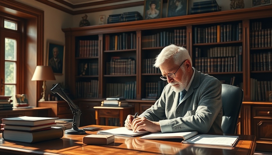 Traditional office setting retaining baby boomer talent, older man working.