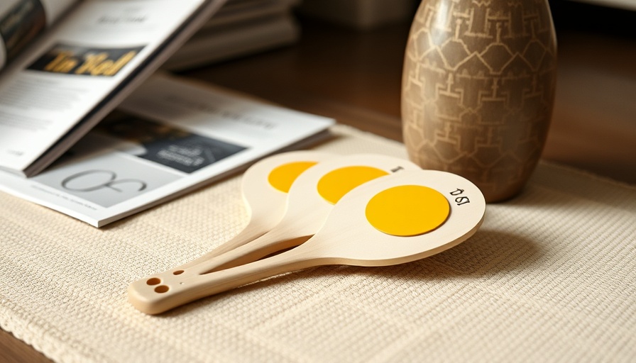 Auction paddles and brochure on a table, reflecting South Australia auction slowdown.