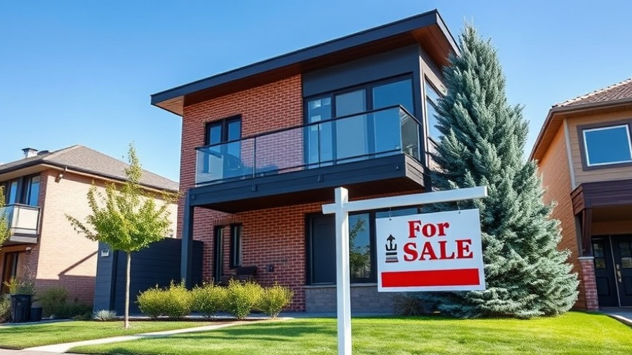 Modern house for sale highlighting Edmonton housing market.