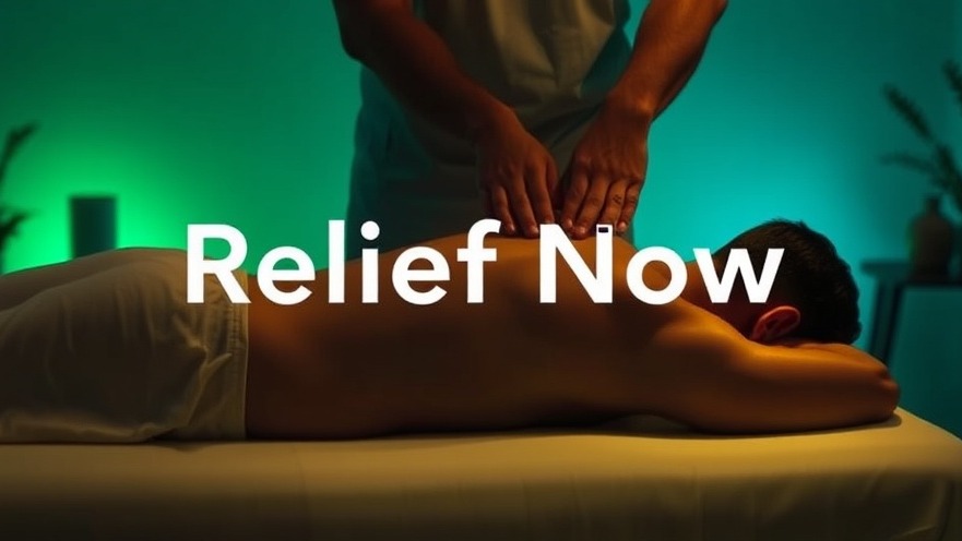 Serene scene of back treatment for lower back pain relief with gentle spinal manipulation.