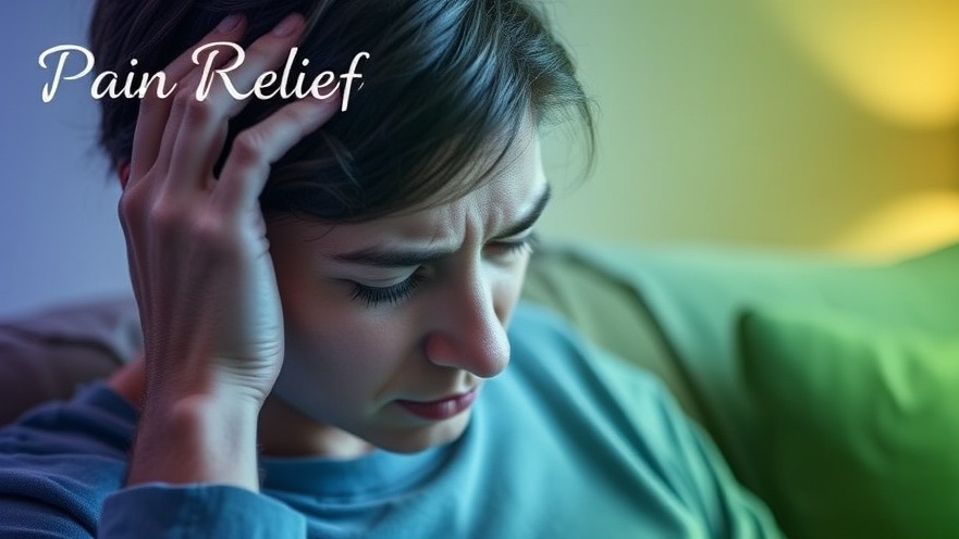 Close-up of a person experiencing neuropathic pain, emphasizing pain management.