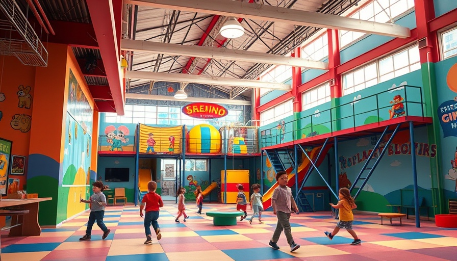 San Diego summer camps 2025 vibrant indoor play area with children.