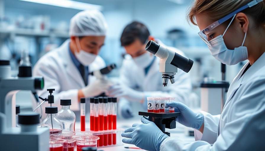 Scientific analysis of dementia biomarkers in blood.