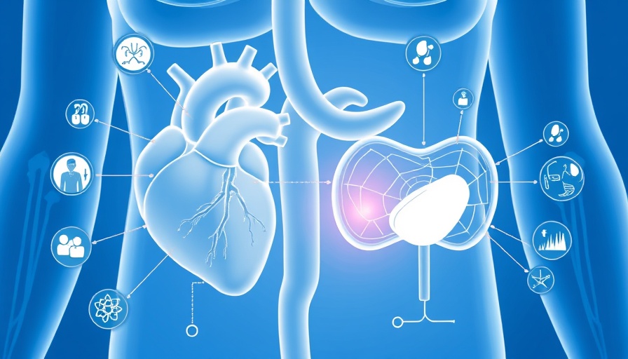 Illustration of association between urinary incontinence and cardiovascular disease.