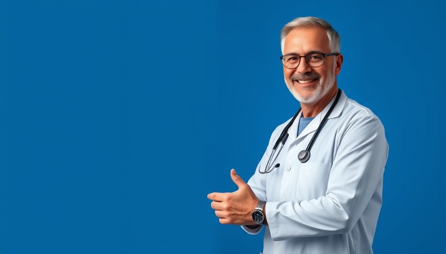 Bladeless PRK Surgery promotion with smiling doctor