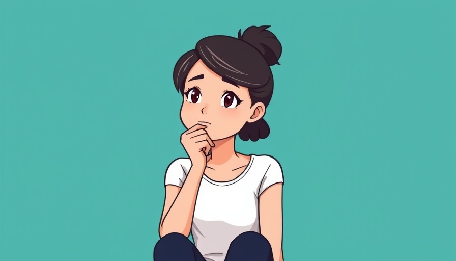 Thoughtful woman contemplating, minimalist style - Why You’re Not Happy.