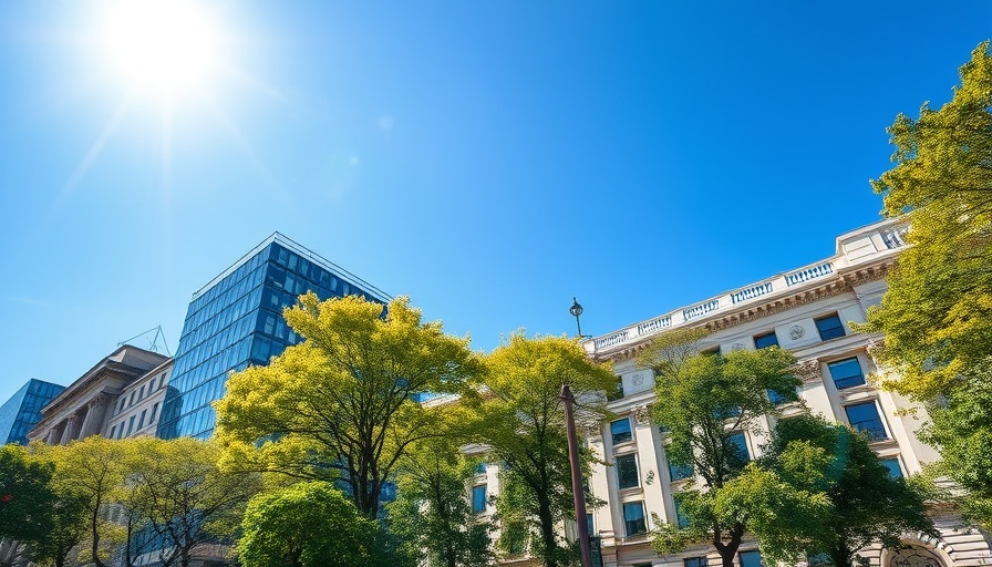 Modern and classical buildings under a clear sky, representing Sacramento Animal Care Services Improvements.