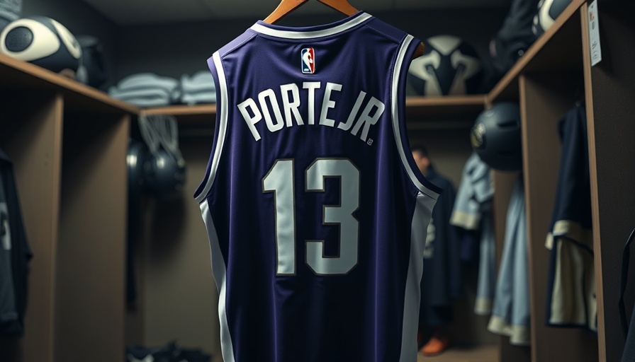 Sacramento Kings jersey with 'Porter Jr.' symbolizing trade.
