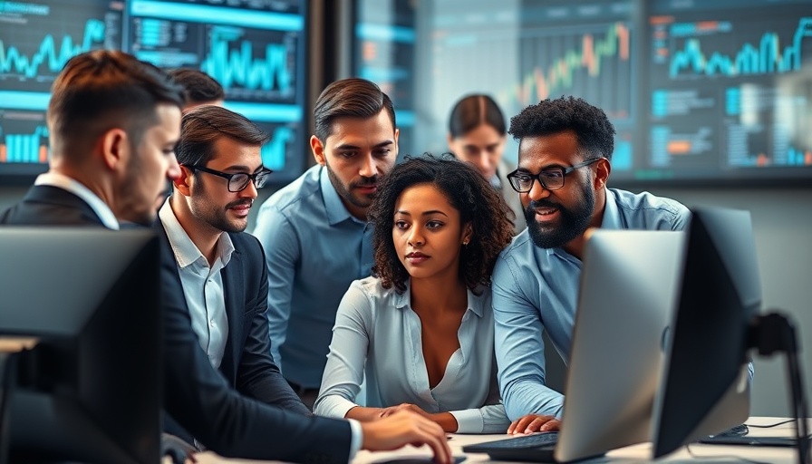 Professionals analyzing health information data for insights.