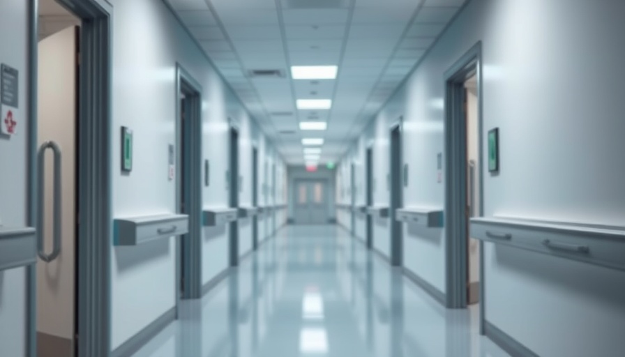 Hospital corridor reflecting nutritional standards in hospital food.