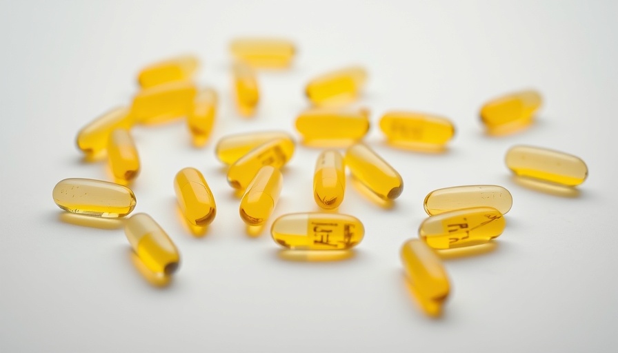 GLP-1s and Supplements: Yellow capsules on white background.