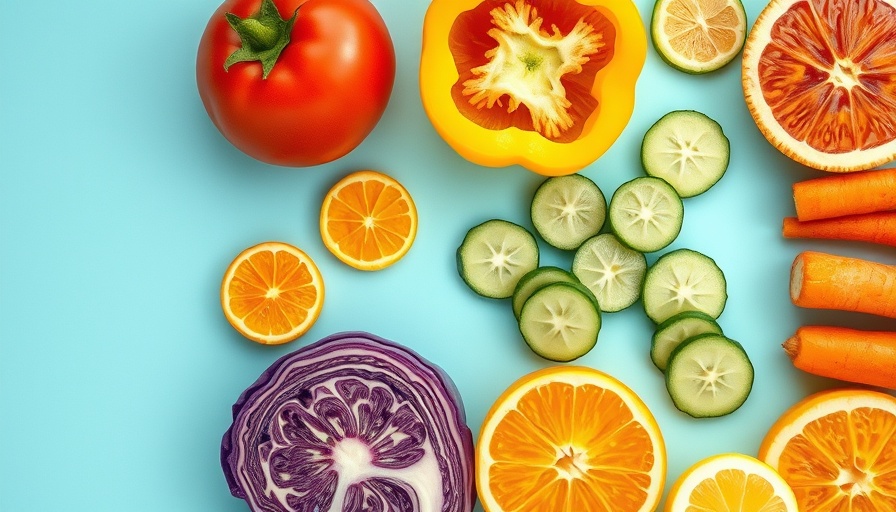 Colorful fruits and veggies arranged for GLP-1 Nutrition Strategies.
