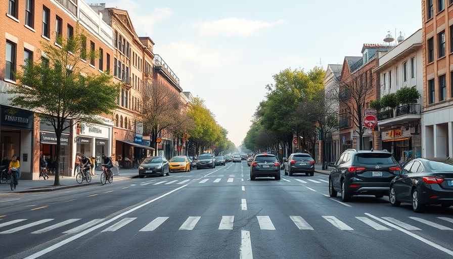 Folsom Boulevard safety improvements with cyclists and cars.