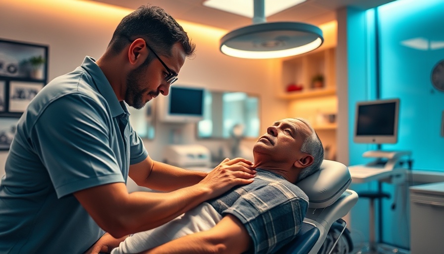 Chiropractic care for veterans in a modern clinic setting.