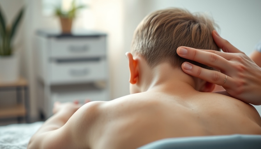Back pain relief therapy for adolescents in a clinical setting.