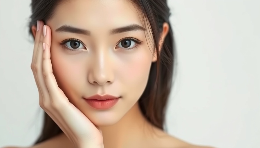 Young woman dispelling Botox misconceptions, bright setting.