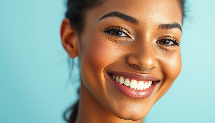 Radiant young woman demonstrating spring glow-up with clear skin.