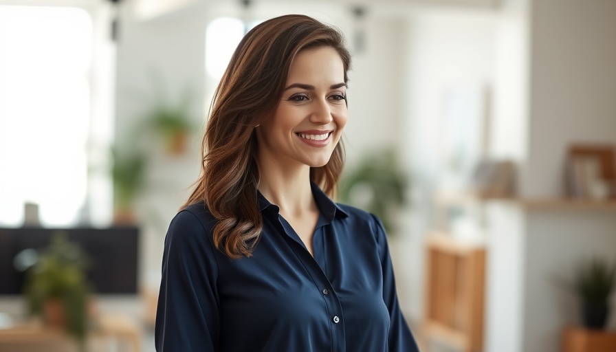 Elegant woman showcasing aesthetic trends 2023 indoors.