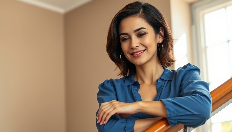 Regenerative Medicine concept, confident woman smiling indoors.