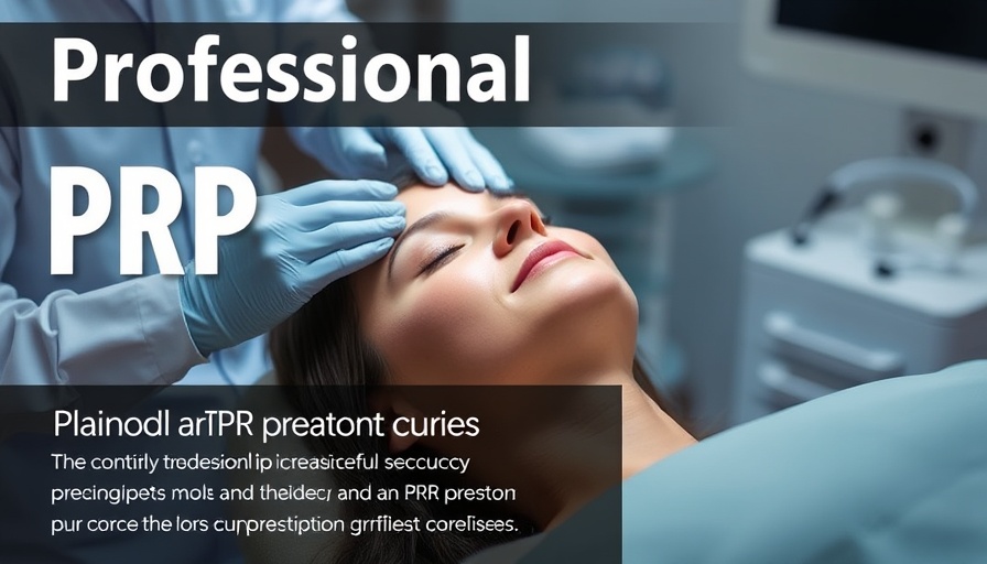 Platelet Rich Plasma training in London promotional flyer.