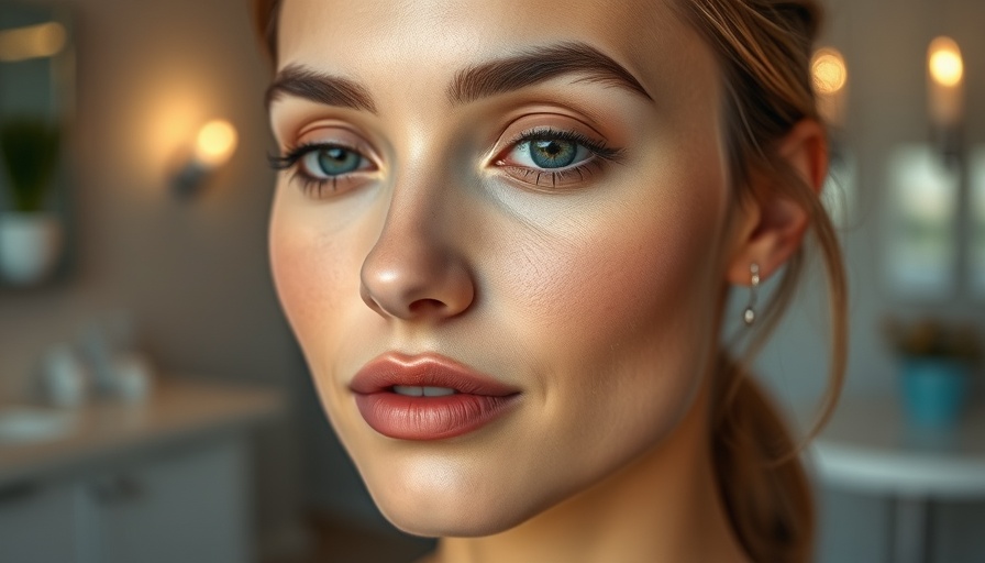 Precision and personalization in facial aesthetics, highly detailed representation.