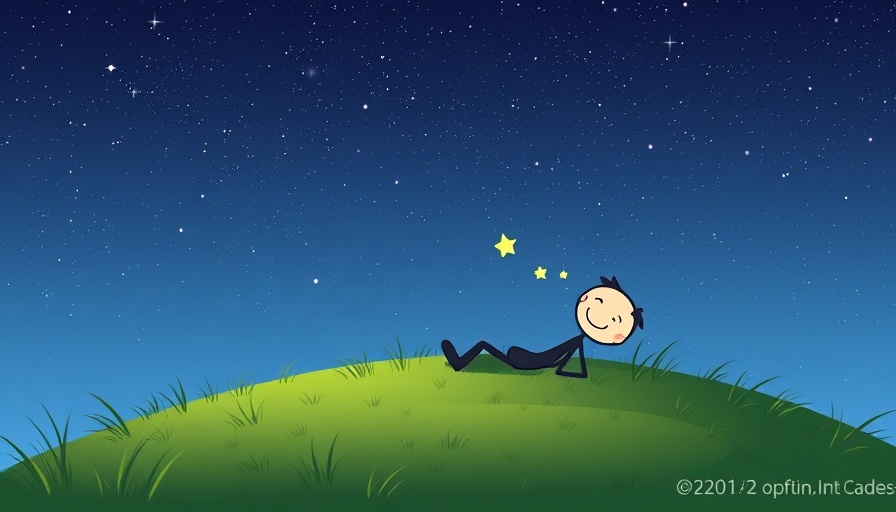 Passion and purpose for modern dreamers depicted as a cartoon figure under stars.