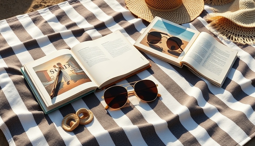 Memorial Day Sales 2025: Beach essentials and accessories setup.