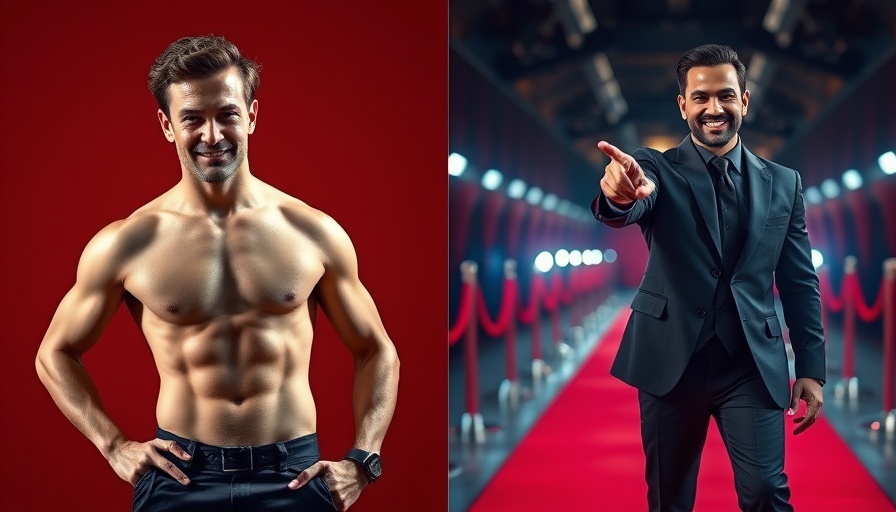 Versatile man's journey: casual and red carpet looks.