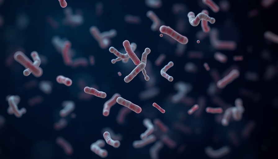 Visualization of gut bacteria related to microbiome and heart attack risk.