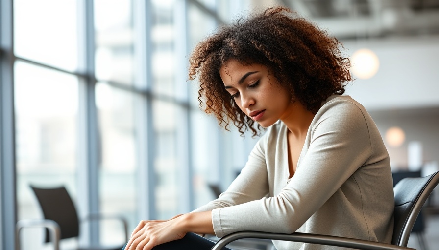 Office worker showing discomfort suggesting the need for ergonomic seat cushions for sciatic nerve pain relief.